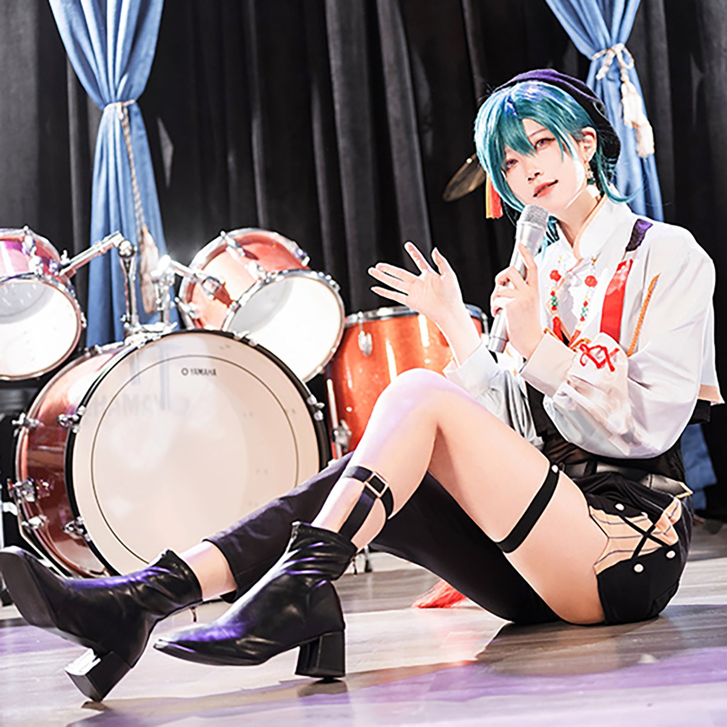 にじさんじ 緑仙 コスプレ衣装 VTuber ライブ新衣装