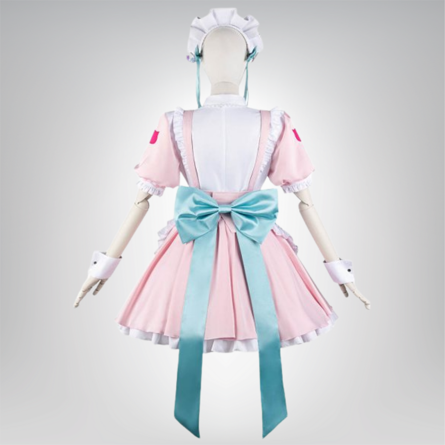 結城さくな VTuber メイドコスプレ衣装+小物セット ハロウィン レディース 大人用 即納