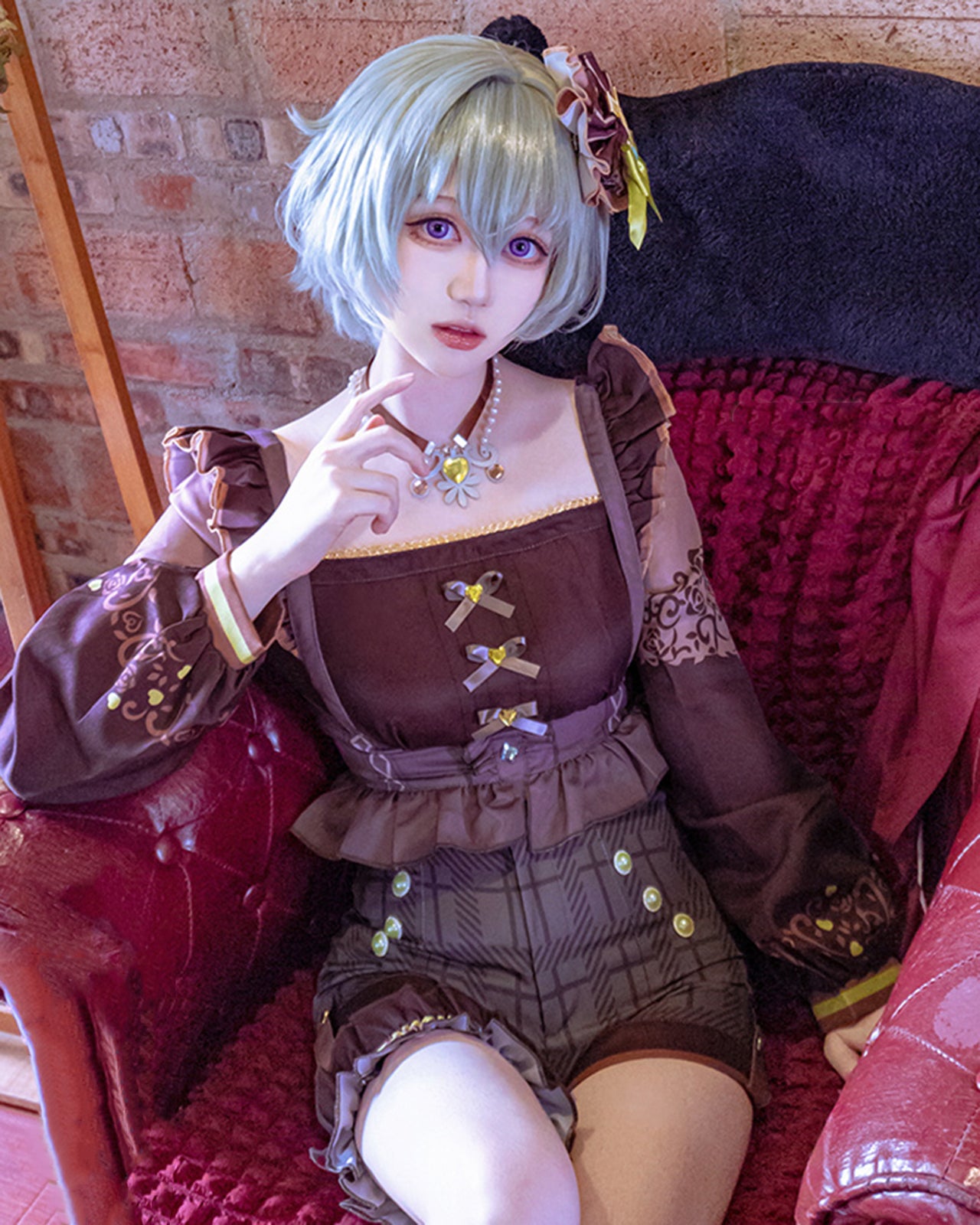 プロセカ 草薙寧々 コスプレ ハロウィン ショートパンツ メルティペパーミント コスプレ 衣装