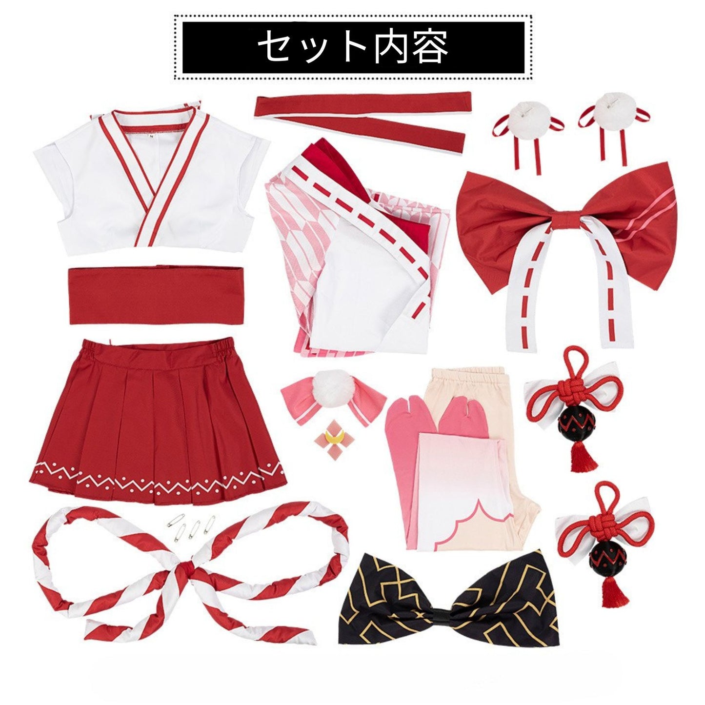 ホロライブ 百鬼あやめ コスプレ Vtuber ハロウィン 新衣装 巫女