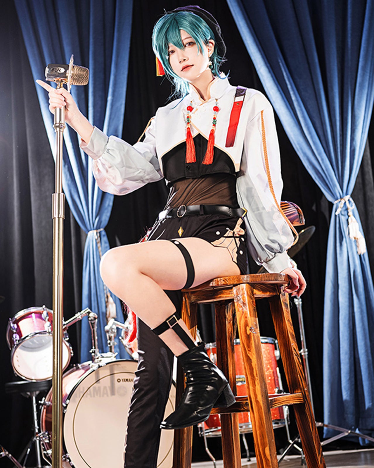 にじさんじ 緑仙 コスプレ衣装 VTuber ライブ新衣装