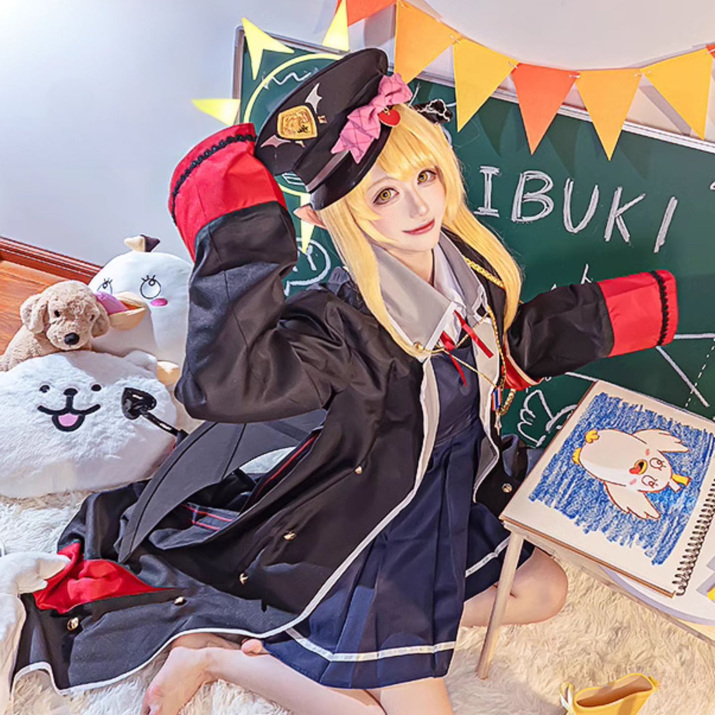 ブルーアーカイブ 丹花 イブキ コスプレ ゲーム ハロウィン 万魔殿 コスプレ 衣装