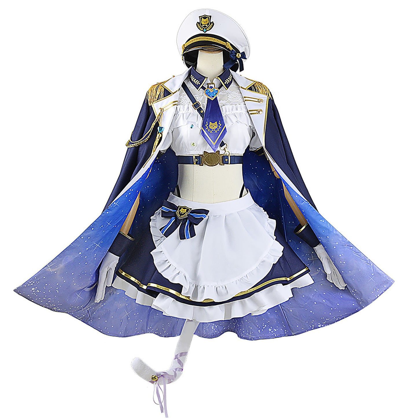 にじさんじ 天宮こころ コスプレ ハロウィン レディース 軍服 メイド