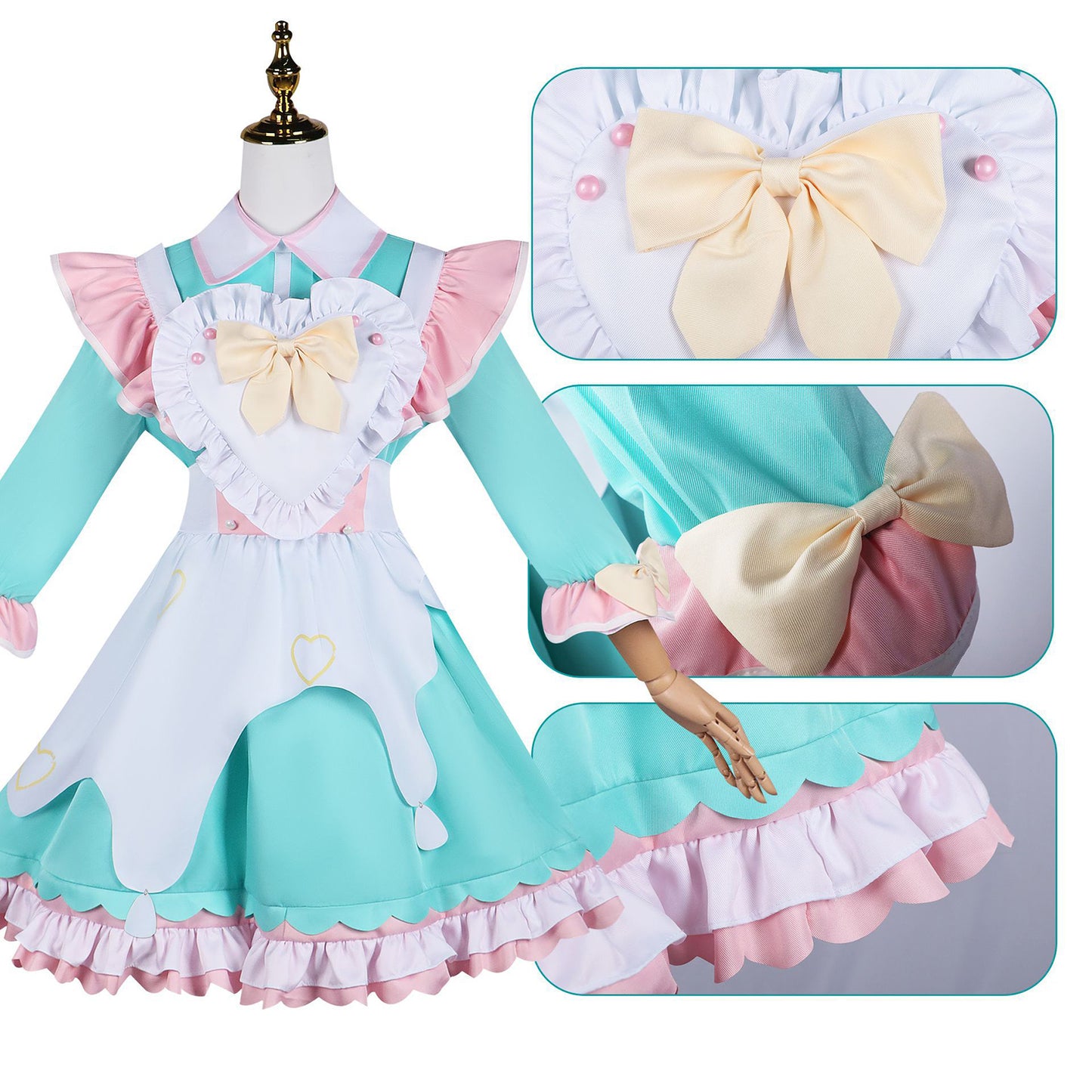 NEEDY GIRL OVERDOSE あめちゃん 超てんちゃん コスプレ メイド服 コスプレ衣装