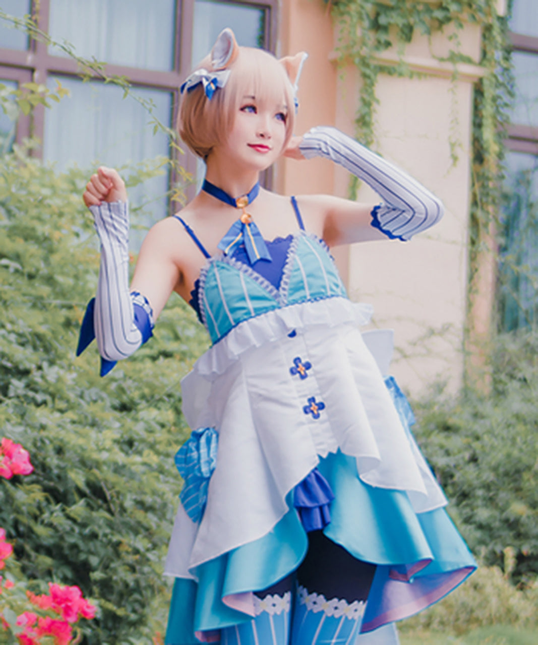 ウィッグ付き Re:ゼロから始める異世界生活 リゼロ フェリス フェリックス・アーガイル 風 コスプレ 衣装