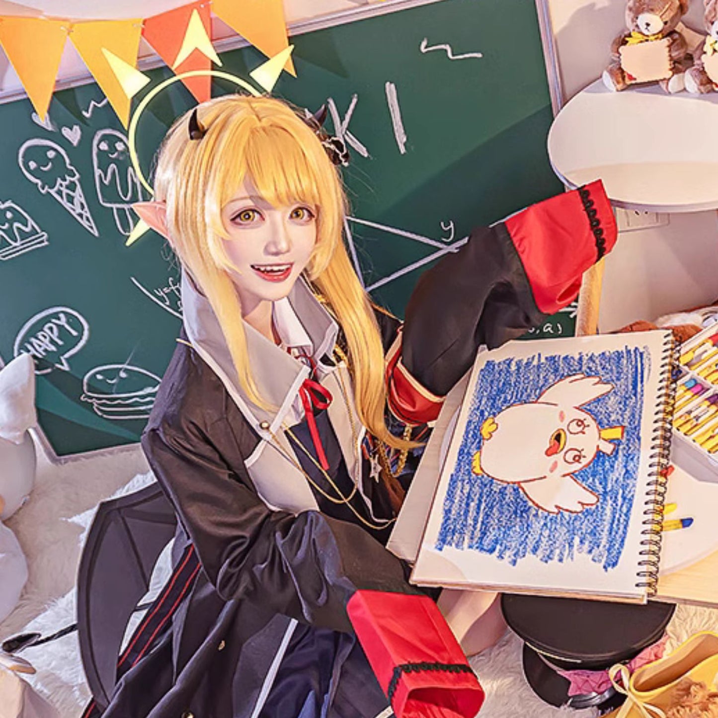 ブルーアーカイブ 丹花 イブキ コスプレ ゲーム ハロウィン 万魔殿 コスプレ 衣装