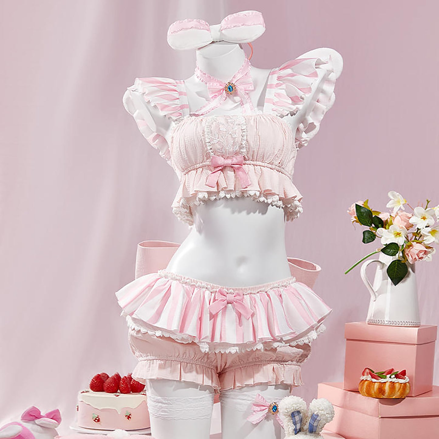 プリズマ☆イリヤ イリヤ コスプレ アニメ ハロウィン ルームウェア ピンク