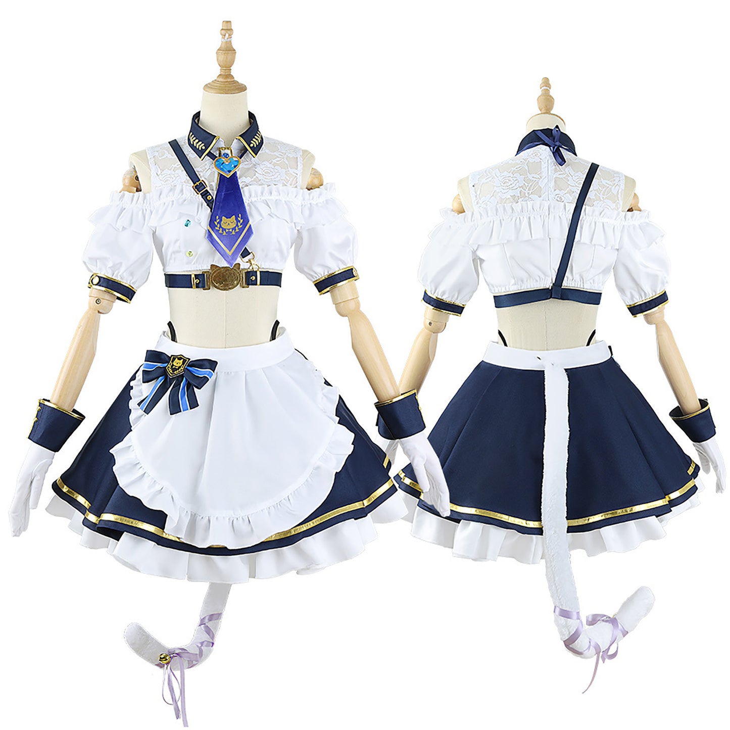 にじさんじ 天宮こころ コスプレ ハロウィン レディース 軍服 メイド