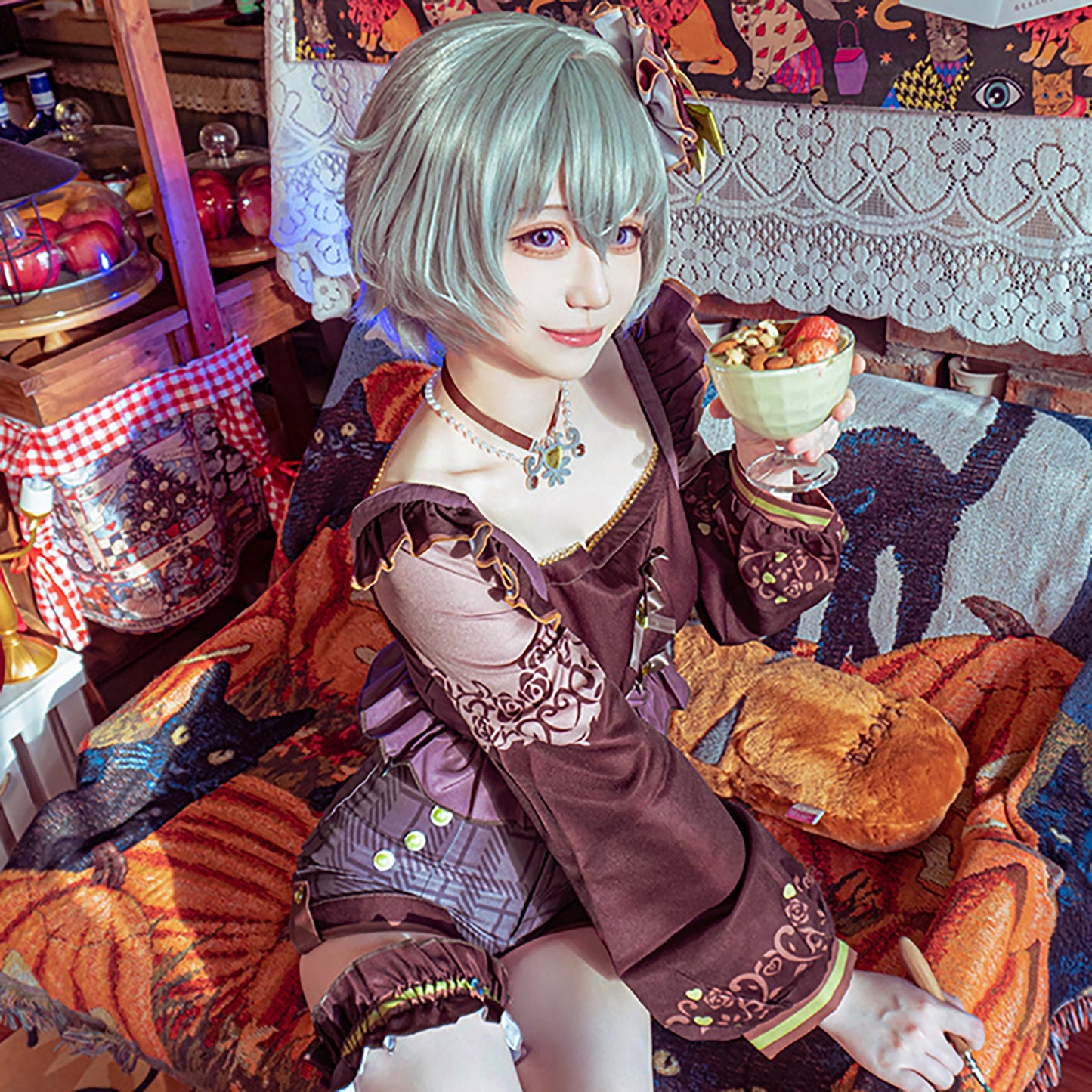 プロセカ 草薙寧々 コスプレ ハロウィン ショートパンツ メルティペパーミント コスプレ 衣装
