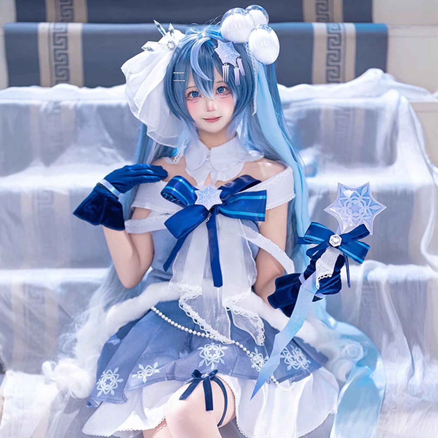 初音ミク コスプレ コスチューム SNOW MIKU 雪ミク 2025 大人用