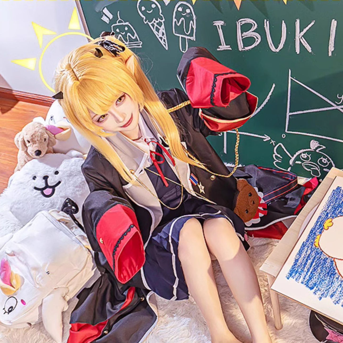 ブルーアーカイブ 丹花 イブキ コスプレ ゲーム ハロウィン 万魔殿 コスプレ 衣装