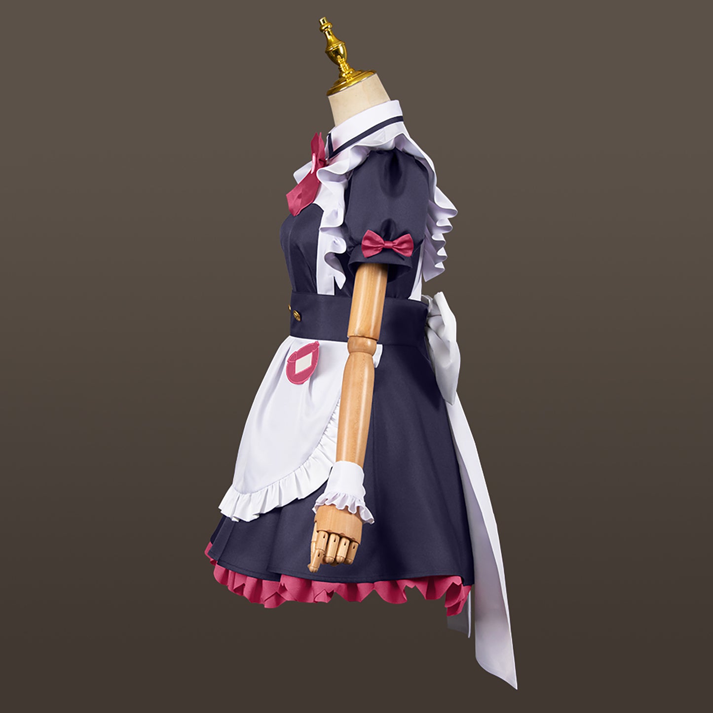 アキバ冥途戦争 万年嵐子 コスプレ アニメ ハロウィン メイド服