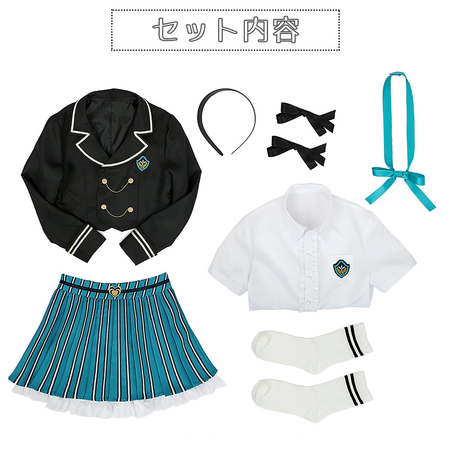 神楽めあ コスプレ ハロウィン VTuber 衣装 仮装 制服