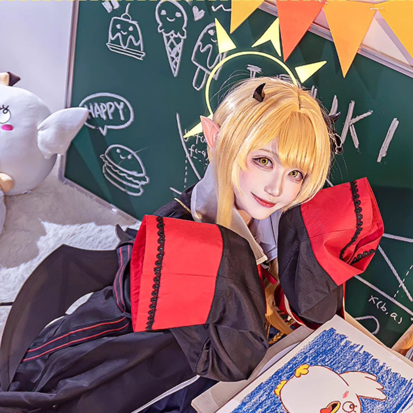ブルーアーカイブ 丹花 イブキ コスプレ ゲーム ハロウィン 万魔殿 コスプレ 衣装