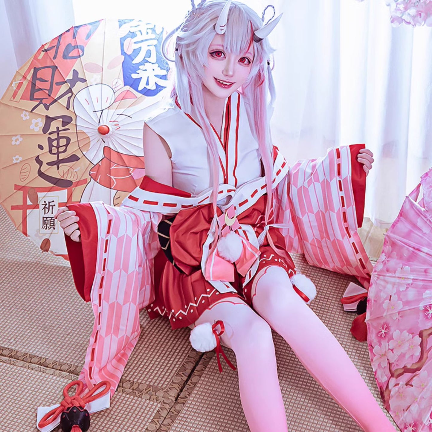 ホロライブ 百鬼あやめ コスプレ Vtuber ハロウィン 新衣装 巫女