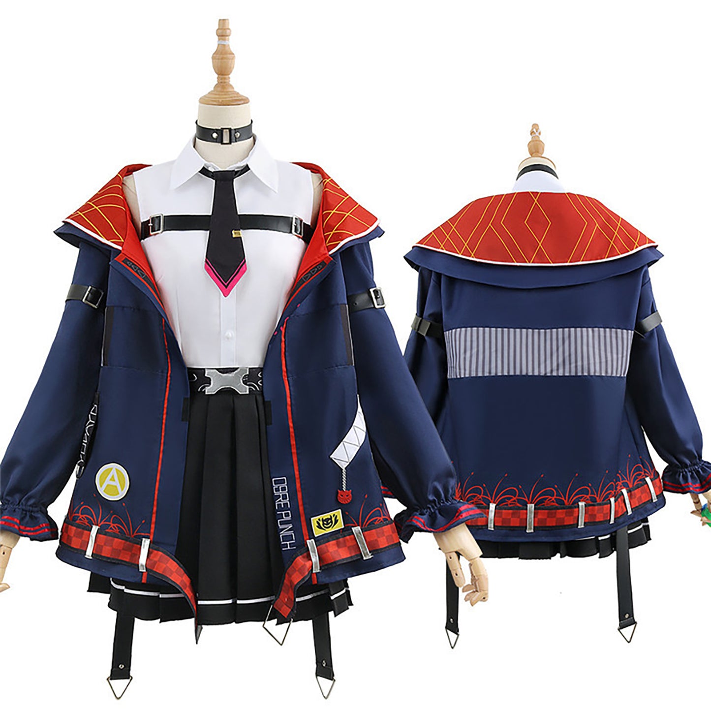 ホロライブ 百鬼あやめ コスプレ レディース ハロウィン 鬼娘 私服