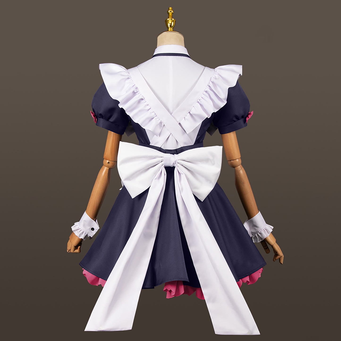 アキバ冥途戦争 万年嵐子 コスプレ アニメ ハロウィン メイド服