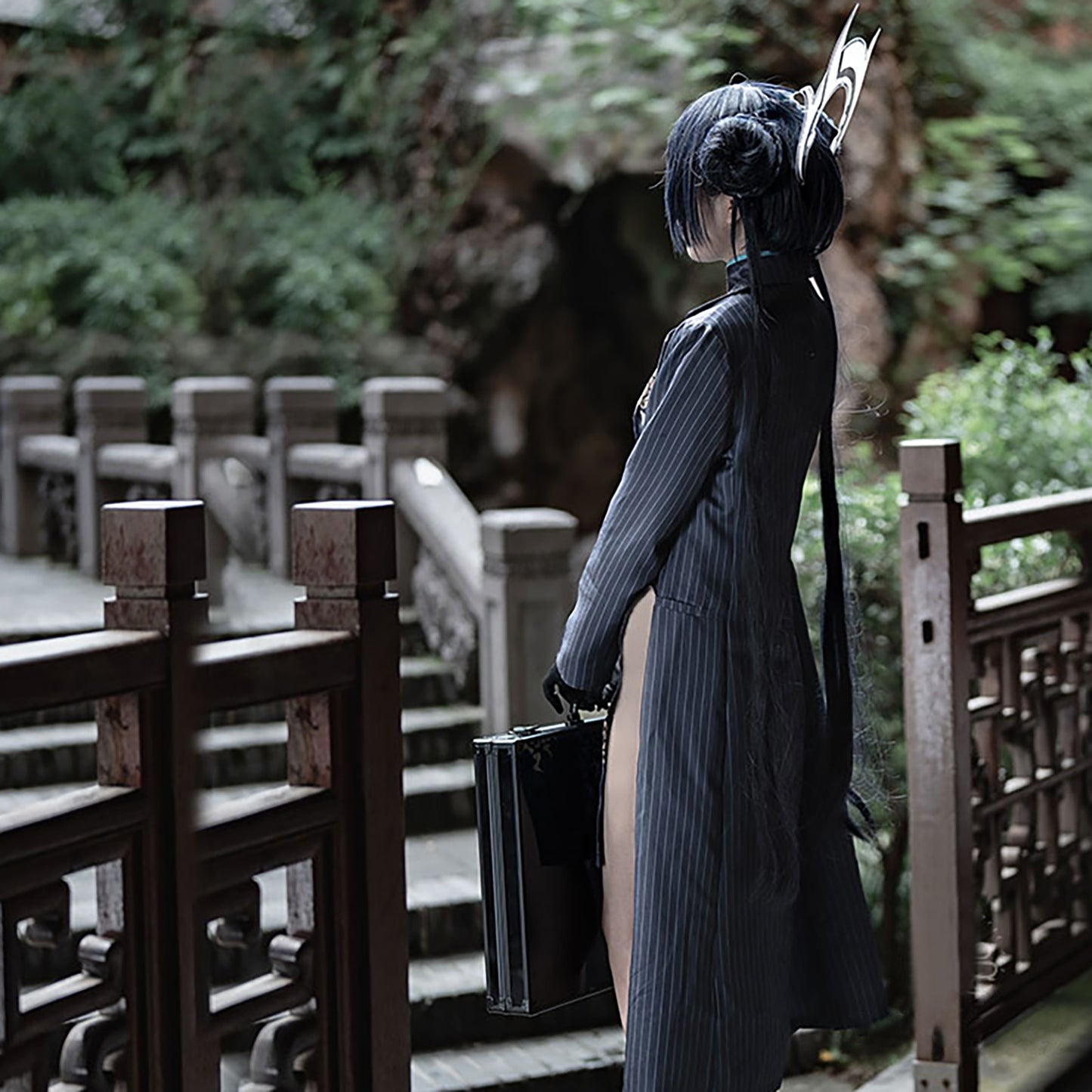 ブルーアーカイブ 竜華キサキ コスプレ衣装セット チャイナドレス ロングジャケット コスチューム
