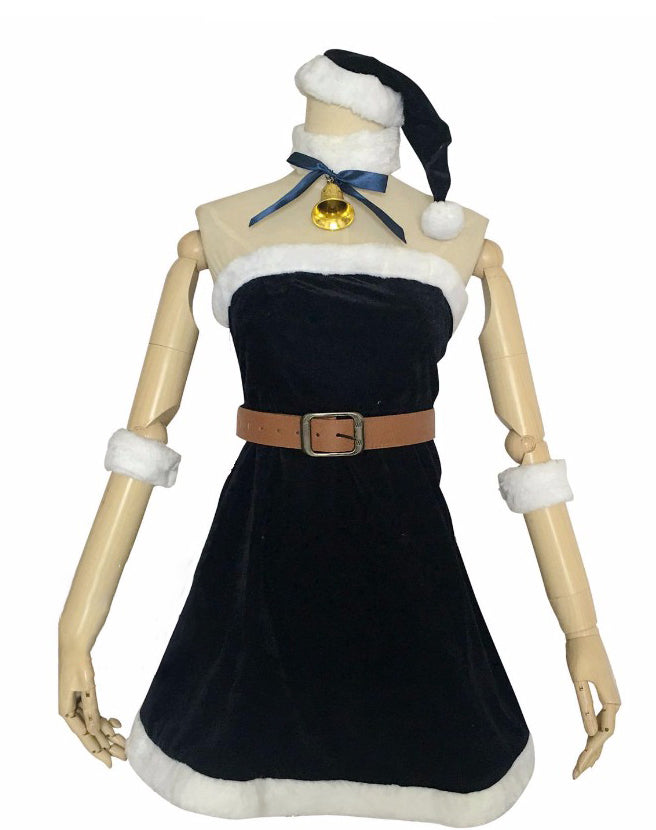 Fate Grand Order セイバー コスプレ サンタ クリスマス衣装ウィッグ付き FGO