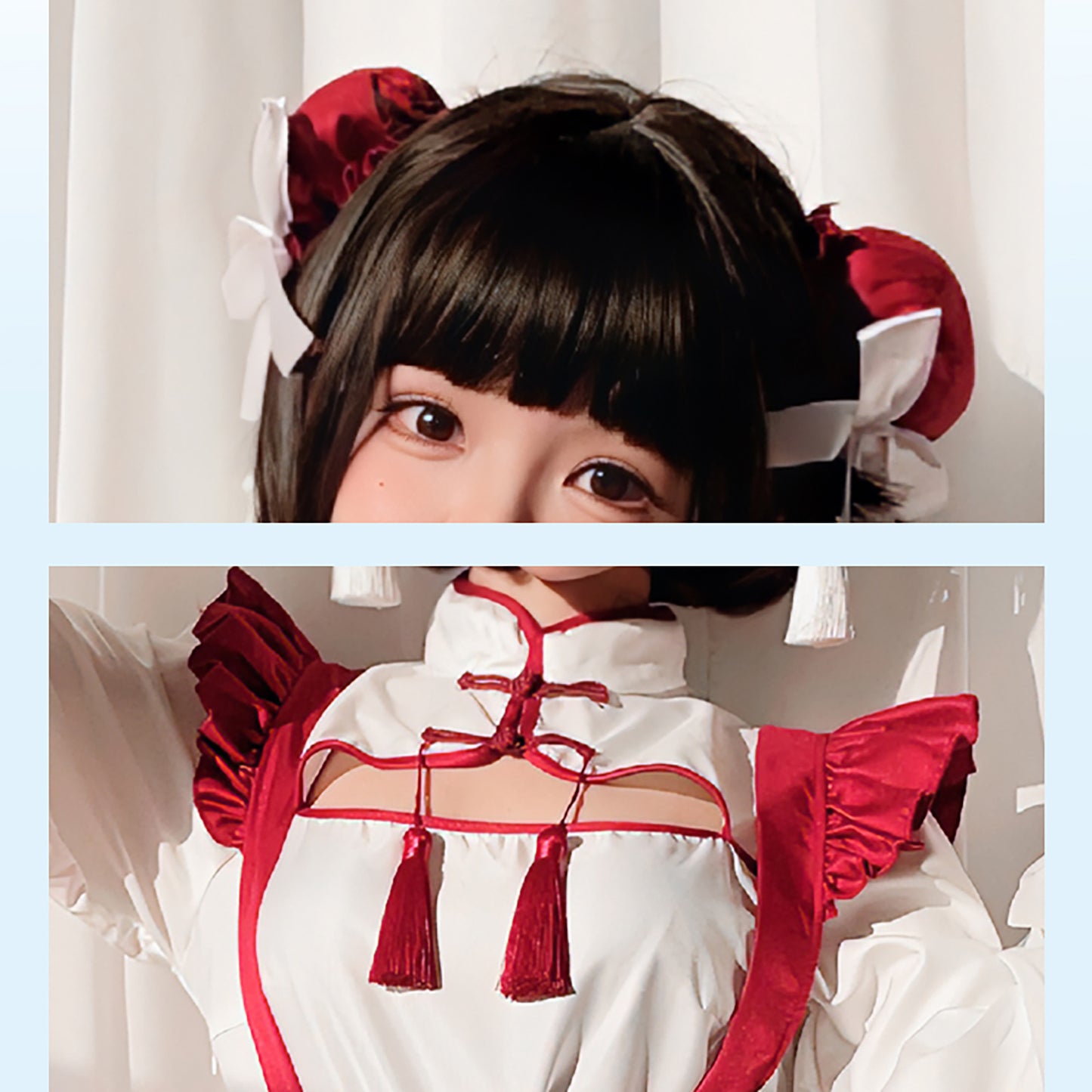 華ロリ ロリータ ワンピース ハロウィン コスプレ チャイナ服 メイド