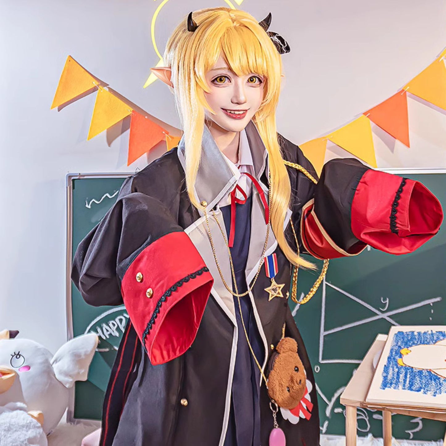 ブルーアーカイブ 丹花 イブキ コスプレ ゲーム ハロウィン 万魔殿 コスプレ 衣装