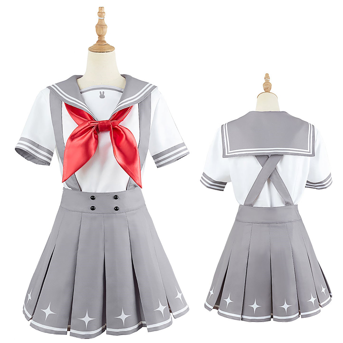 にじさんじ 夜見れな コスプレ 衣装 制服 セーラー服 カーディガンセット 学生服