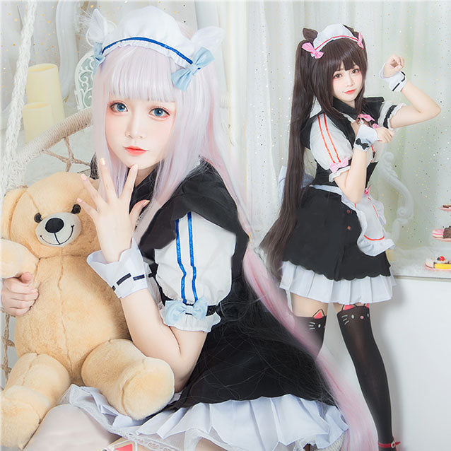 ネコぱら ショコラ バニラ メイド コスプレ ウィッグ付き – Milky time