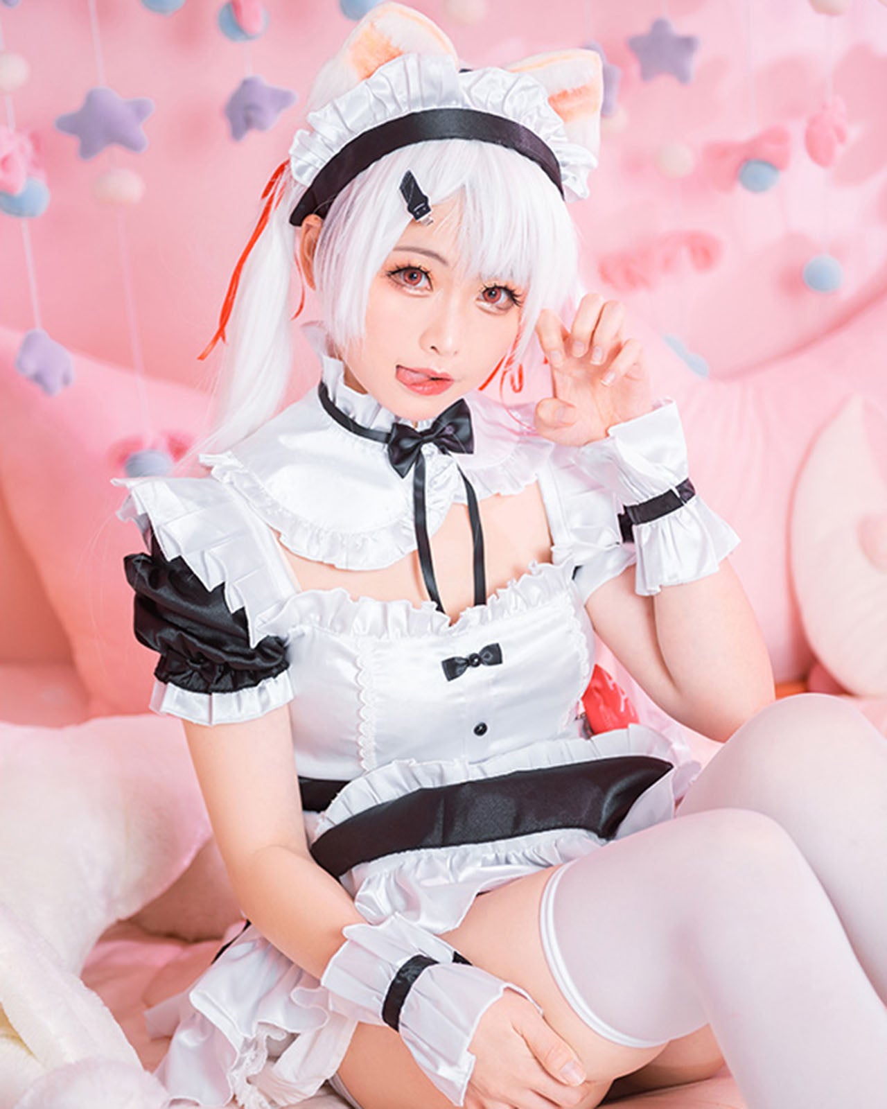 にじさんじ 椎名唯華 コスプレ メイド ワンピース VTuber