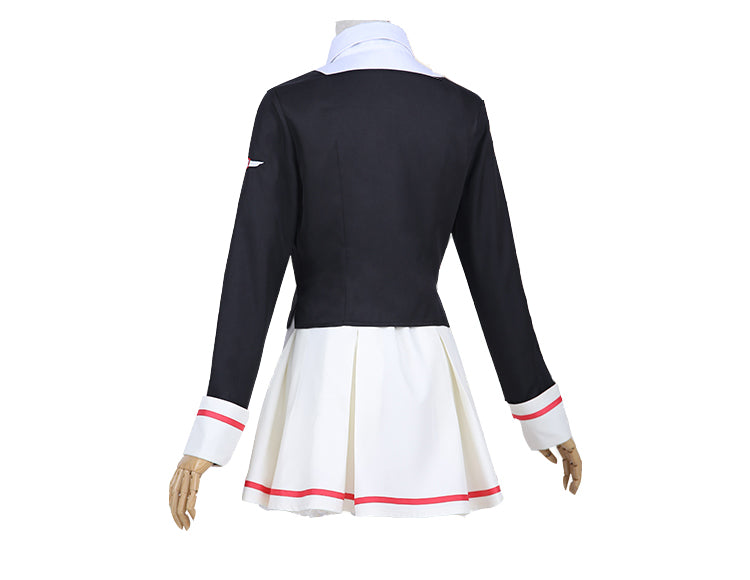 ウィッグ付 カードキャプターさくら 木之本 桜 友枝中学校 風 制服 コスプレ 衣装 コスチューム CCさくら