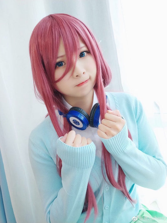 五等分の花嫁 中野三玖 風  制服 ごと嫁 コスチューム 衣装 ウィッグ付き