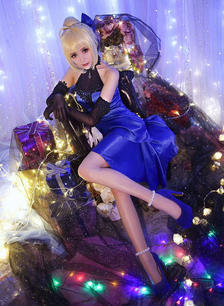 Fate/EXTELLA LINK アルトリア ペンドラゴン セイバー コスプレ ウィッグ付