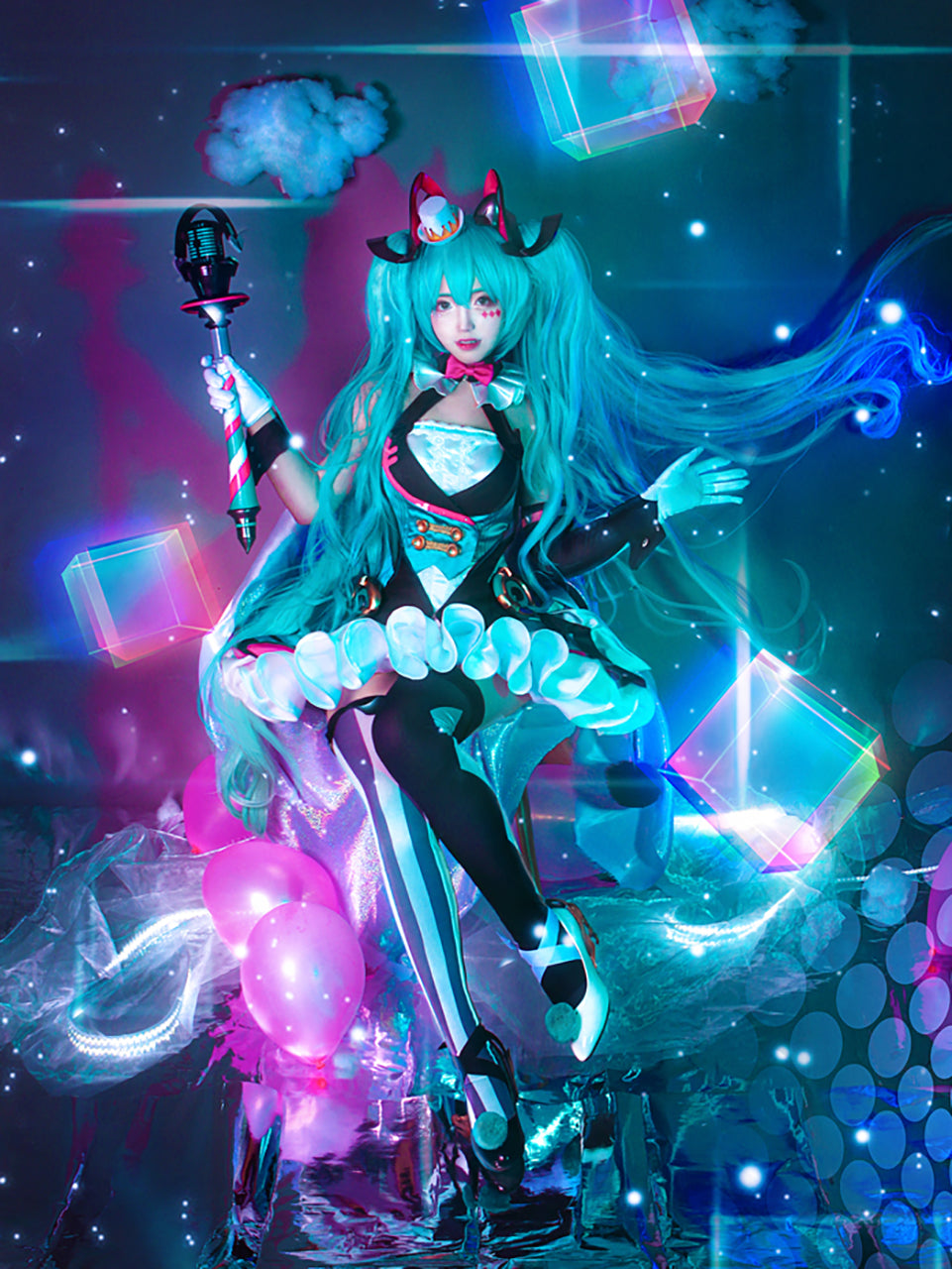 VOCALOID 初音ミク マジカルミライ2019 ライブ 衣装 ワンピース ボーカロイド