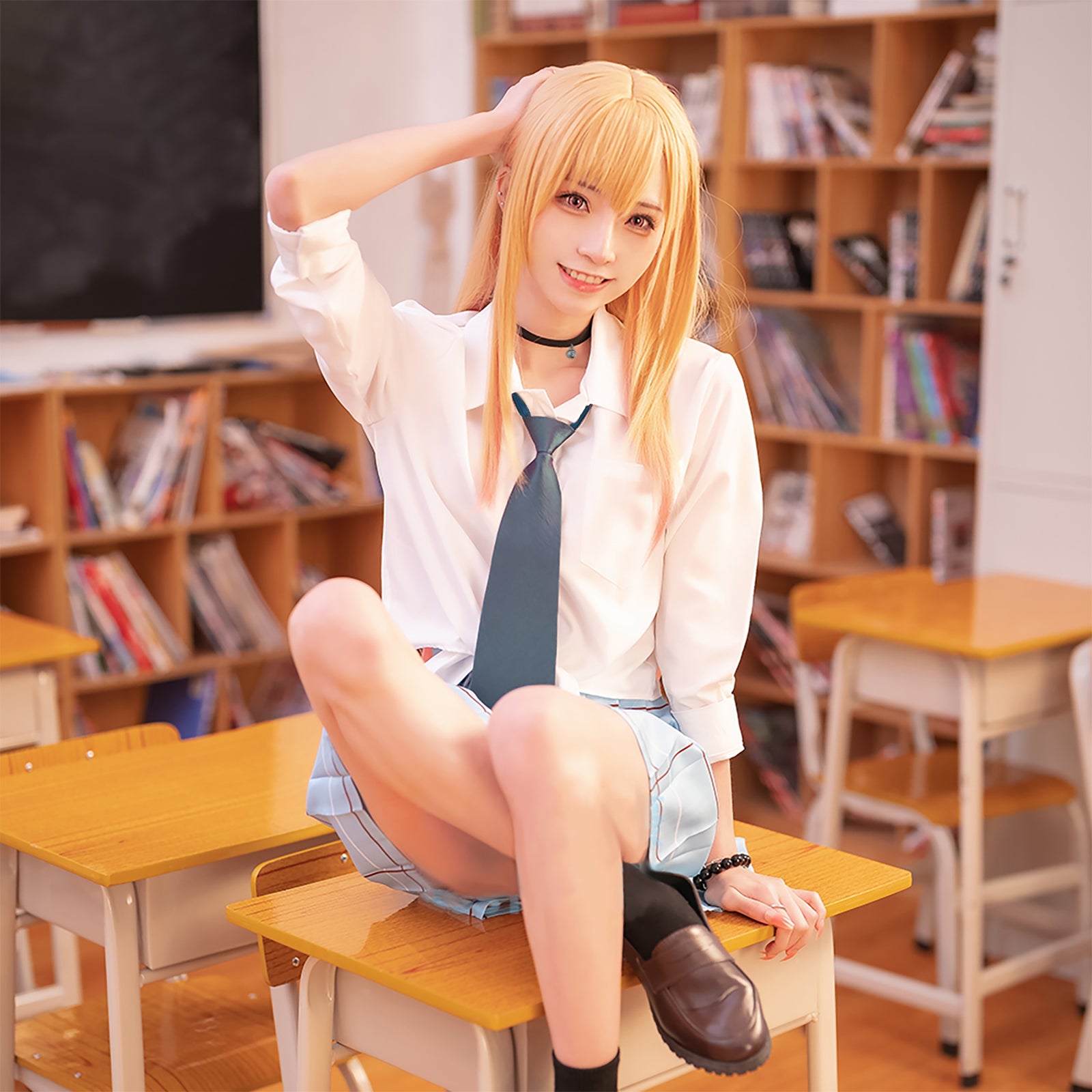 その着せ替え人形は恋をする 喜多川海夢 コスプレ 制服 ウィッグ付き