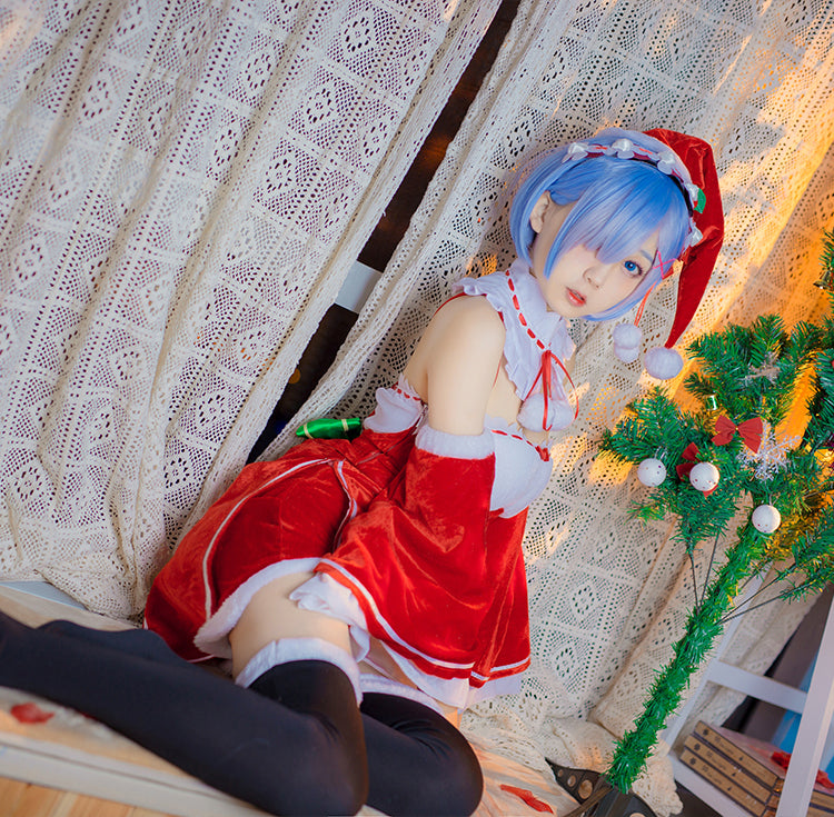 訳アリ! Re:ゼロから始める異世界生活 リゼロ レム クリスマス サンタ 衣装