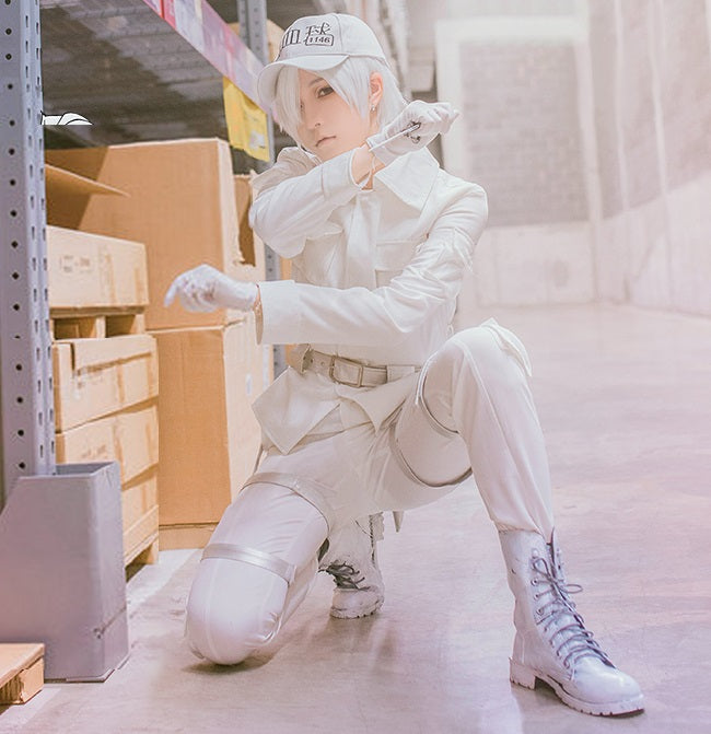 ウィッグ付 はたらく細胞 白血球 レセプター コスプレ 衣装