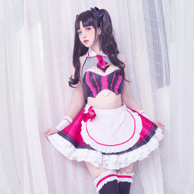 Fate/Grand Order 遠坂凛 ストリートチョコメイド風 コスプレ 衣装 メイド服 FGO ハロウィン