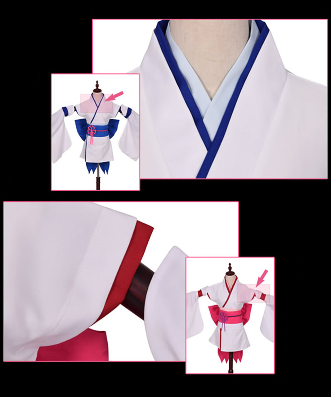 Re:ゼロから始める異世界生活 レム ラム 風 幼少期 子供時代 和服 着物 コスプレ 衣装 リゼロ