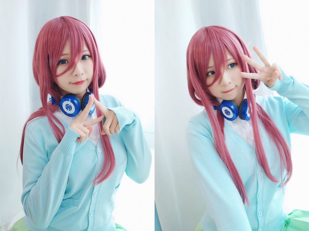 五等分の花嫁 中野三玖 風 制服 ごと嫁 コスチューム 衣装 ウィッグ付き