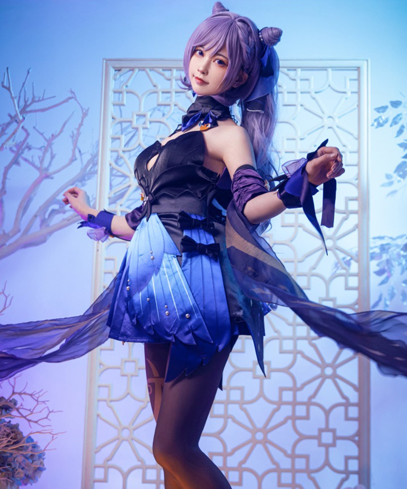 原神】刻晴 コスプレ cos 霓裾の舞 服 ウィッグ | hartwellspremium.com