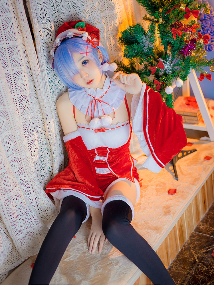 訳アリ! Re:ゼロから始める異世界生活 リゼロ レム クリスマス サンタ 衣装