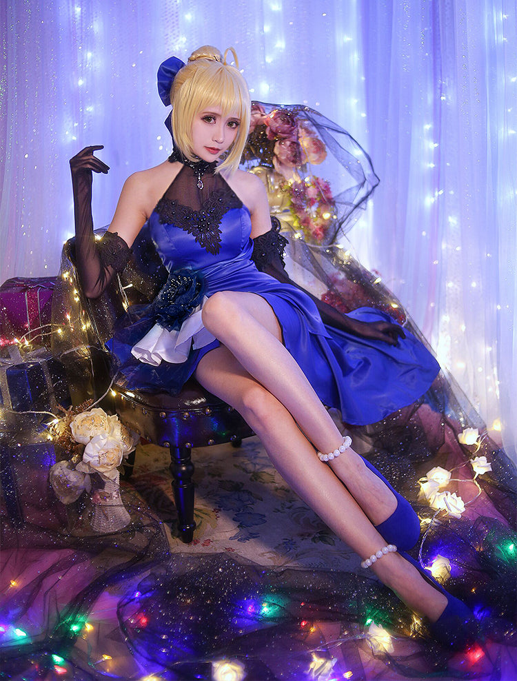 Fate/EXTELLA LINK アルトリア ペンドラゴン セイバー コスプレ ウィッグ付