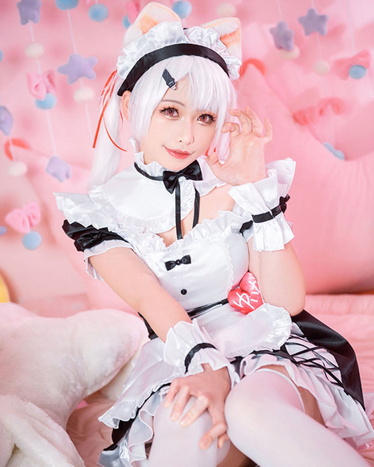 にじさんじ 椎名唯華 コスプレ メイド ワンピース VTuber