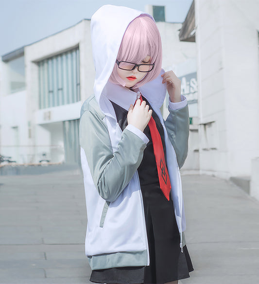 FGO Fate/Grand Order マシュ・キリエライト 風 制服 コスプレ 衣装 ウィッグ付き