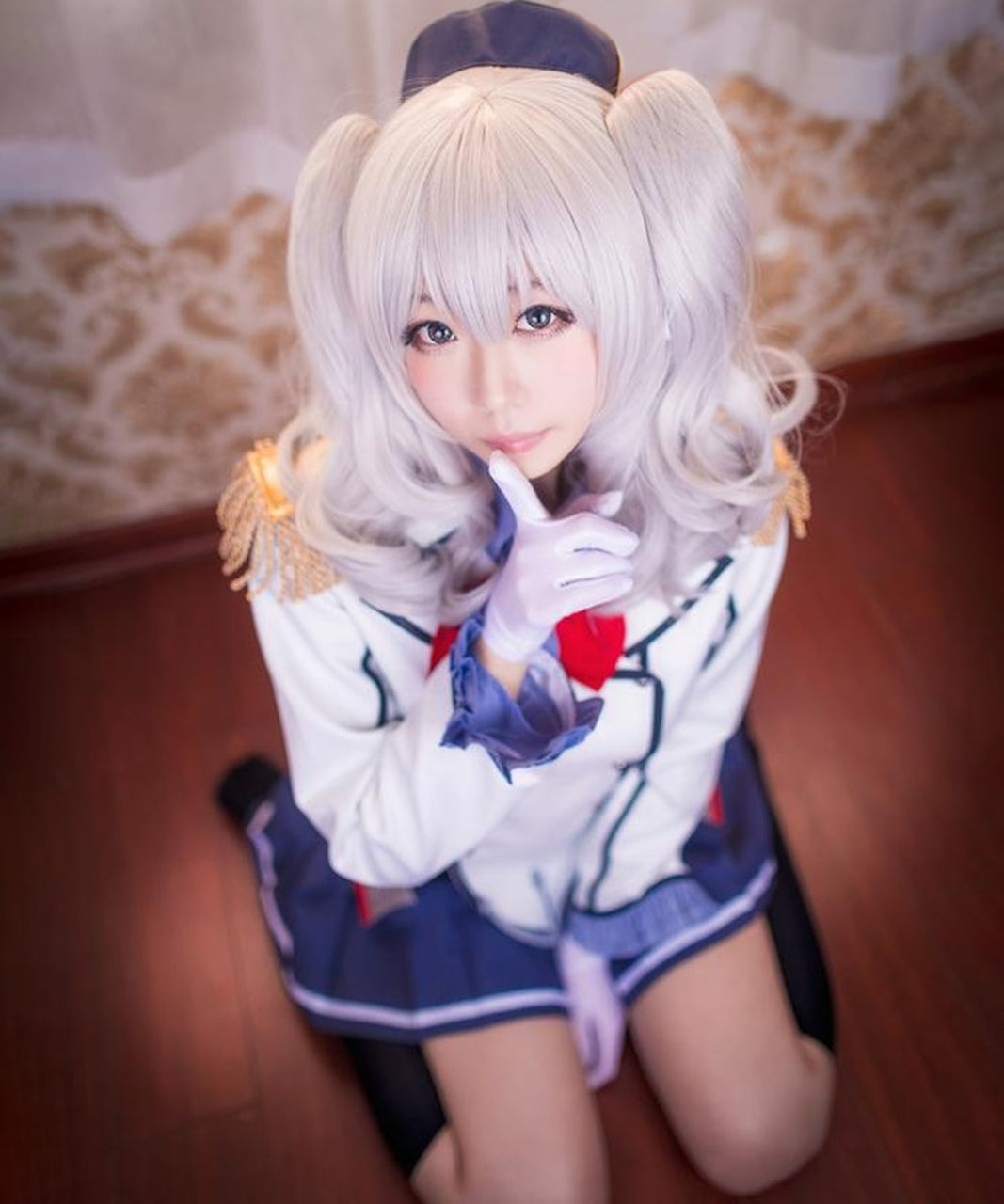 艦隊これくしょん 鹿島 風 コスプレ 衣装 ウィッグ付 制服 艦娘 艦これ