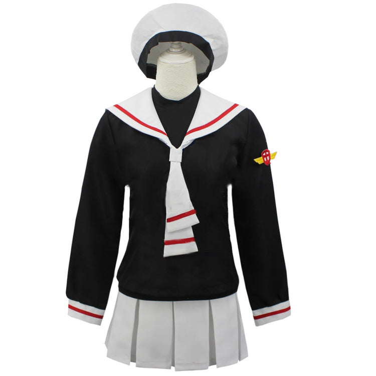 カードキャプターさくら 木之本桜 友枝小学校 制服 風 コスプレ 衣装 CCさくら ウィッグ付