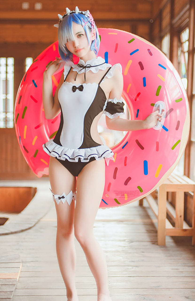 リゼロ Re:ゼロから始める異世界生活 レム 風 水着 コスプレ 衣装