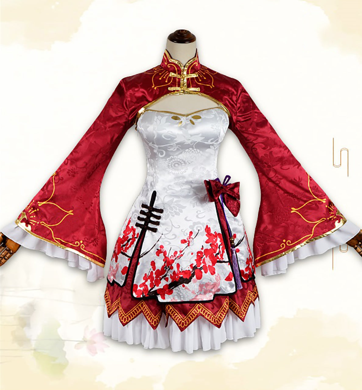 Re:ゼロから始める異世界生活 リゼロ レム ラム チャイナドレス ワンピース ハロウィン コスチューム コスプレ 仮装衣装