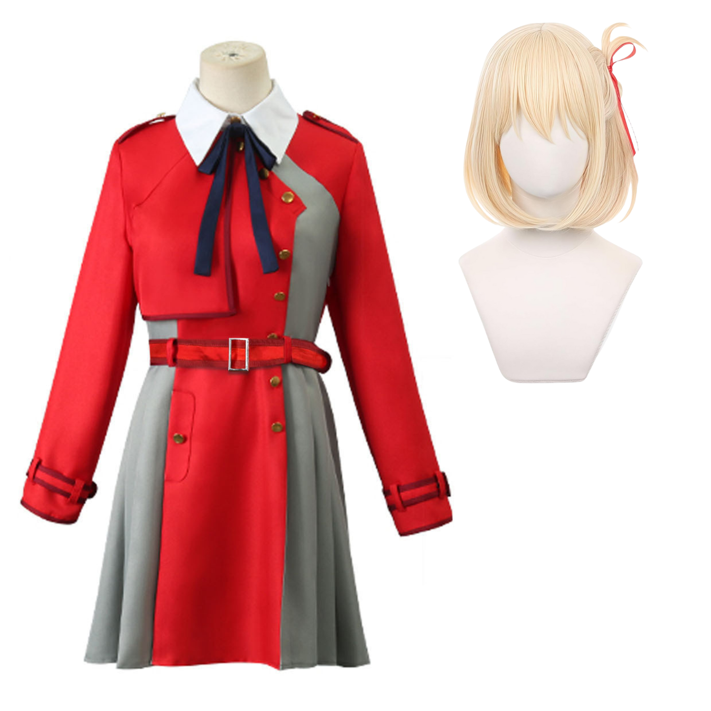 リコリス・リコイル 錦木千束 井ノ上たきな コスプレ 制服コスチューム ウィッグ付き