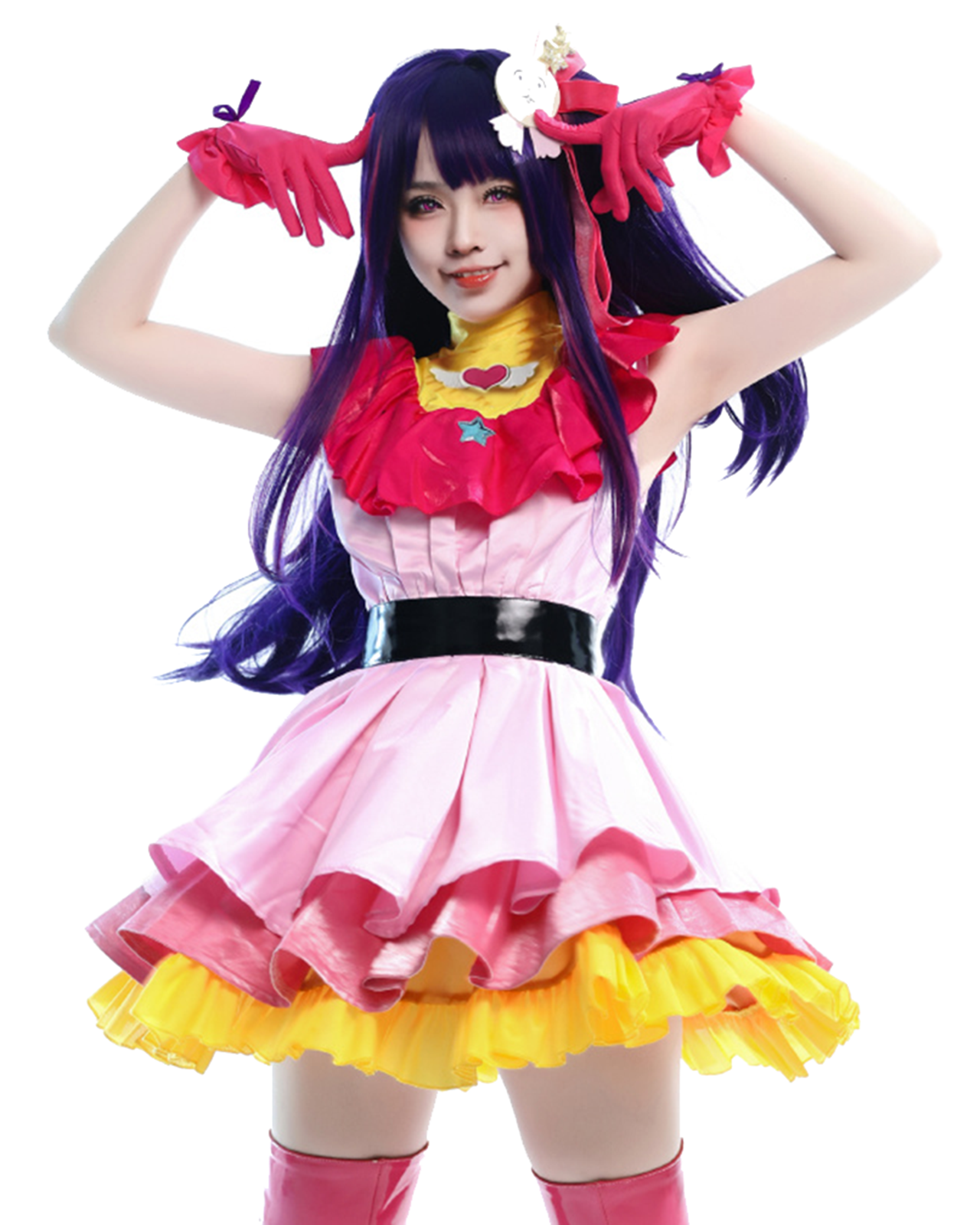 星野アイ コスプレ衣装 6点セット 推しの子 アイドル フリル ワンピース