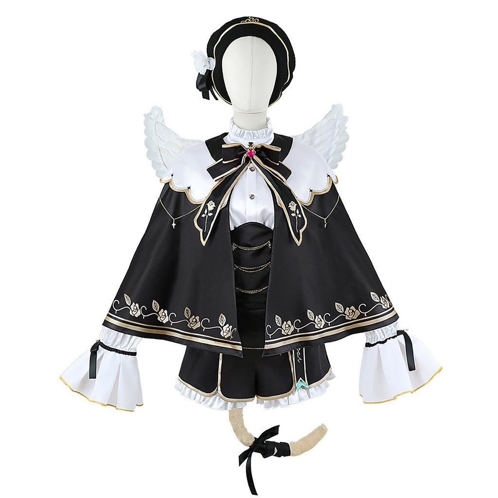 ぶいすぽっ！ 胡桃のあ コスプレ衣装 天使 猫耳 VTuber ハロウィン レディース 全身